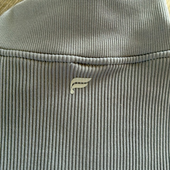 Fabletics - Ribbed Seamless Jacket- Stormcloud Jacket - Size Small - Picture 10 of 14